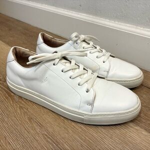 BOEMOS White Leather Low Top Sneakers Men’s EU 43 Made in Italy
